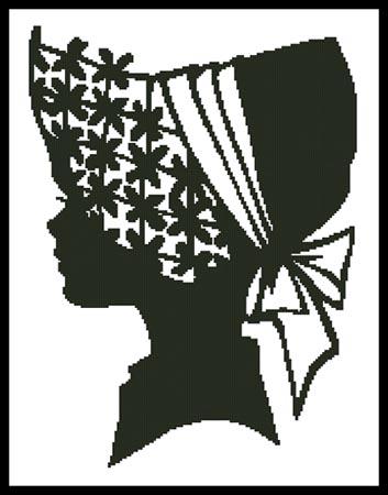 Lady Silhouette 3 - Artecy Cross Stitch