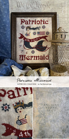 Patriotic Mermaid - Primitive Hare