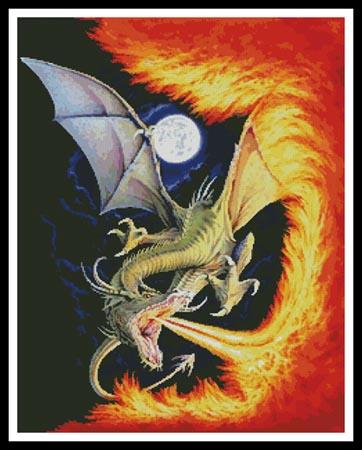 Dragon Fire - Artecy Cross Stitch