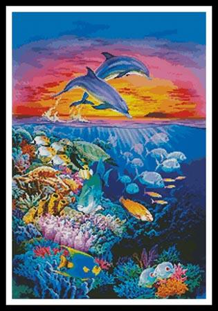 Sunset Leap - Artecy Cross Stitch
