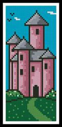 Princess Castle Bookmark - Artecy Cross Stitch