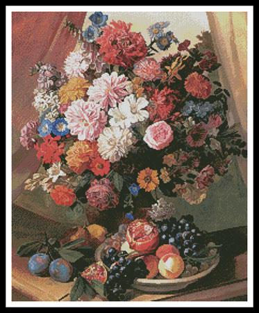 Flowers And Fruits - Artecy Cross Stitch