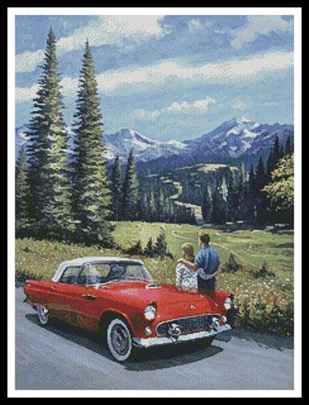 TBird In The Mountains - Artecy Cross Stitch