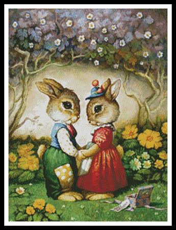 Rabbits New Hat - Artecy Cross Stitch