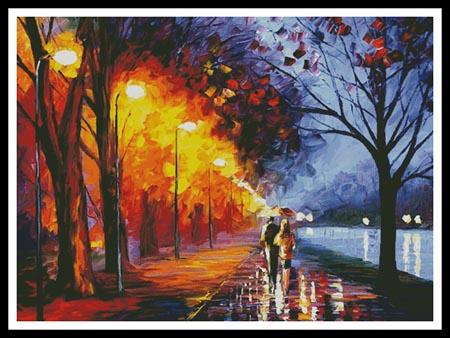 Alley By The Lake (Large) - Artecy Cross Stitch