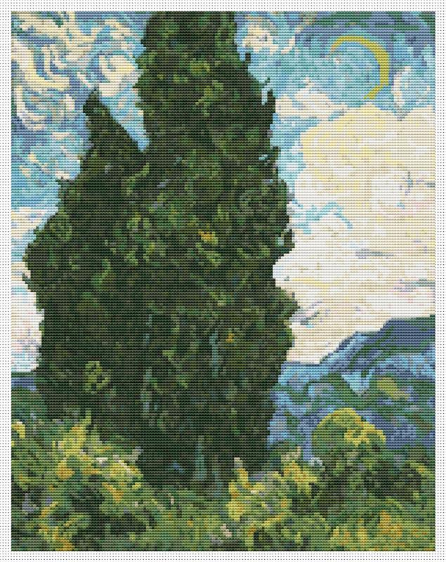 Cypresses - Art of Stitch, The