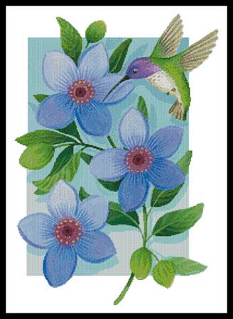 Beija Flor Blue - Artecy Cross Stitch
