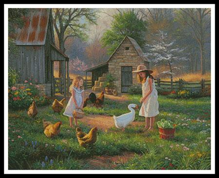 Evening At Grandmas House - Artecy Cross Stitch