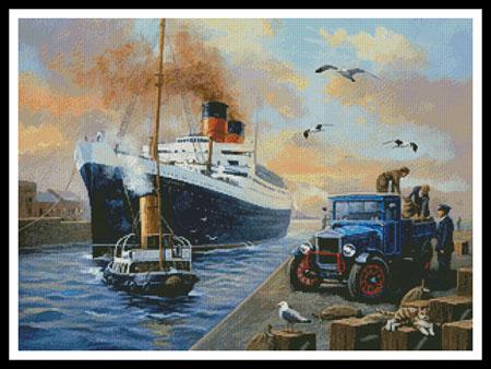 Entering Port - Artecy Cross Stitch