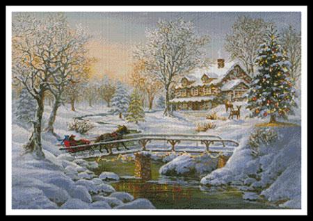 Over The Bridge To Grandmas House - Artecy Cross Stitch