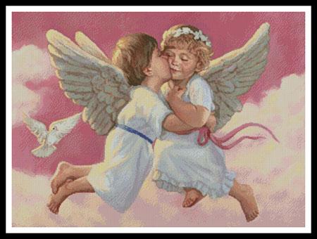 Cherubs Kiss - Artecy Cross Stitch