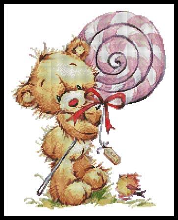 Lollypop Bear - Artecy Cross Stitch