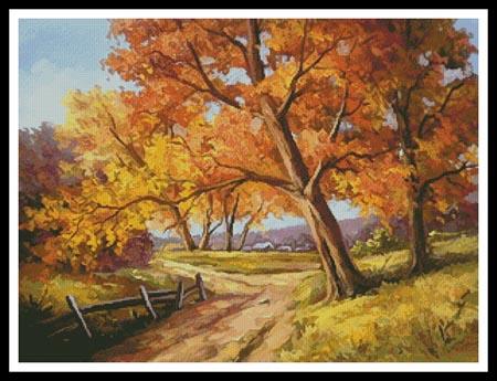 Thoughts Of Autumn - Artecy Cross Stitch
