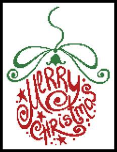 Abstract Christmas Bauble - Artecy Cross Stitch