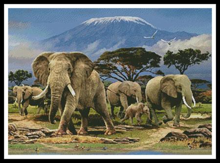 Kilimanjaro Morning - Artecy Cross Stitch