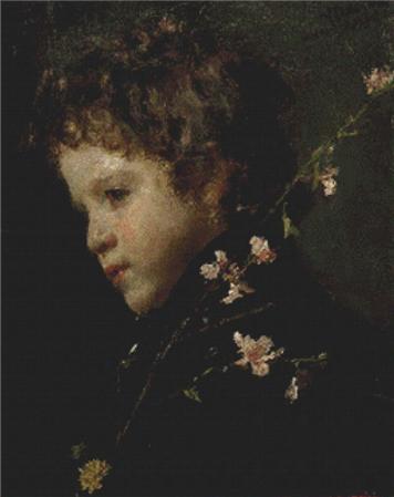 Almond Blossoms - X Squared Cross Stitch