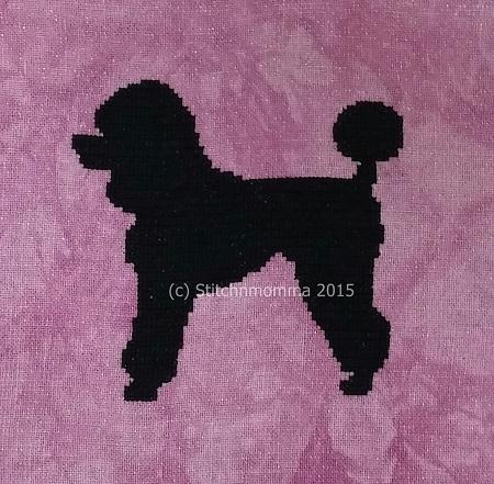 Dog Silhouette: Poodle - Stitchnmomma