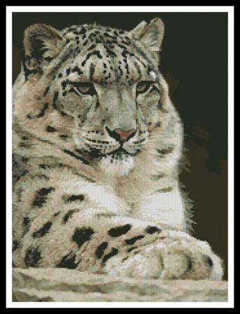 Snow Leopard 2 - Artecy Cross Stitch