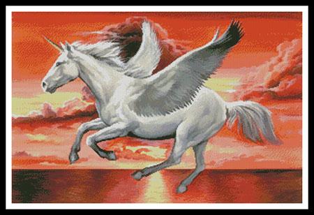 Pegasus Sunset - Artecy Cross Stitch