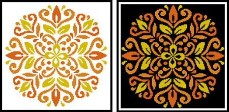 Ornamental Floral 1 - Artecy Cross Stitch