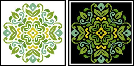 Ornamental Floral 3 - Artecy Cross Stitch