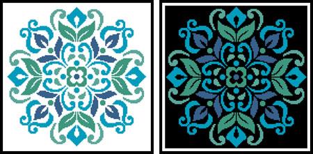 Ornamental Floral 4 - Artecy Cross Stitch
