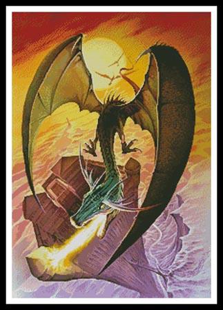 Dragon Swoop - Artecy Cross Stitch