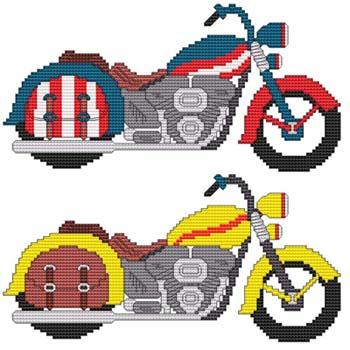 Motorcycle 4 - Cross Stitch Wonders