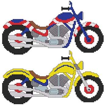 Motorcycle 3 - Cross Stitch Wonders