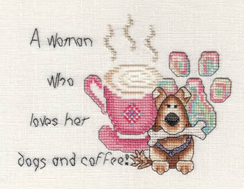 Woman Who Loves Her Dogs and Coffee - MarNic Designs