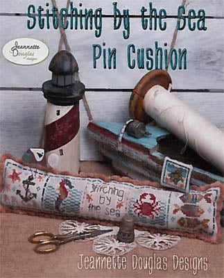 Stitching by the Sea Pincushion - Jeannette Douglas Designs