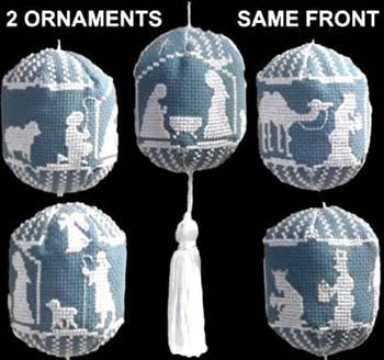 Nativity Ornaments - Xs and Ohs