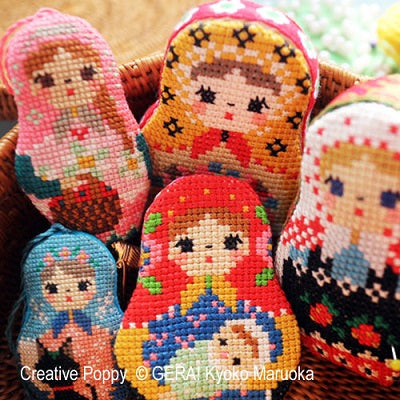 Matryoshka Needlework Set II - GERA By Kyoko Maruoka Gera