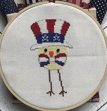 Patriotic Luhu Bird - Luhu Stitches