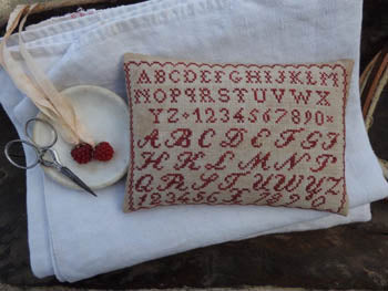 Little Redwork Pinkeep - Stacy Nash Primitives