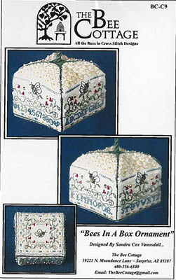 Bees In a Box Ornament - Bee Cottage