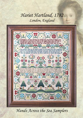 Harriet Hartland 1782 - Hands Across the Sea Samplers