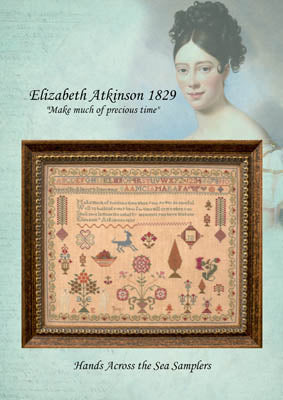 Elizabeth Atkinson 1829 - Hands Across the Sea Samplers