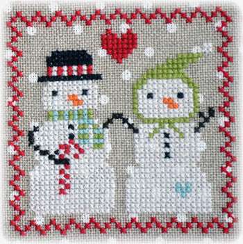 Snowy 5 - Annie Beez Folk Art