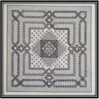 Woven Geometry in Blackwork - Works by ABC