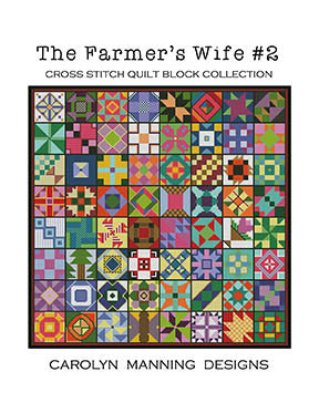 Farmers Wife #2 (Cross Stitch Quilt Block Collection) - CM Designs