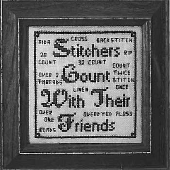 Stitcher's Count - Rosie & Me Creations