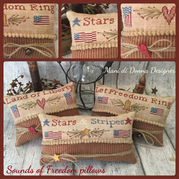 Sounds of Freedom Pillows - Mani Di Donna