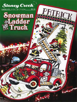 Snowman Ladder Truck - Stoney Creek