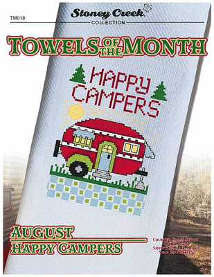 Towels of the Month- August Happy Campers - Stoney Creek