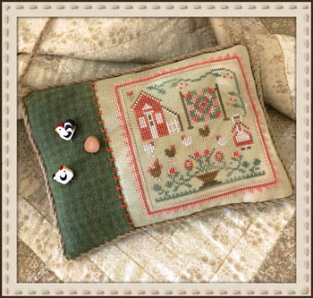 Rooster and the Hens - Little House Needleworks