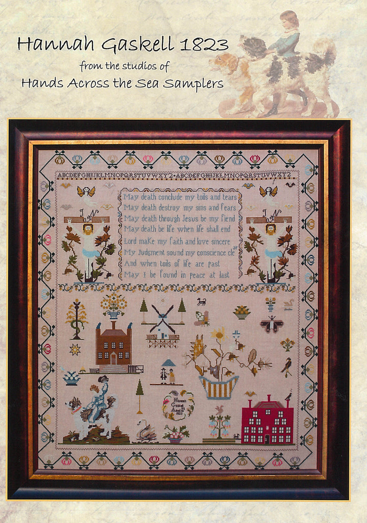 Hannah Gaskell 1823 - Hands Across the Sea Samplers