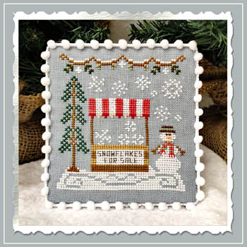 Snow Village 3 - Snowflake Stand - Country Cottage Needleworks