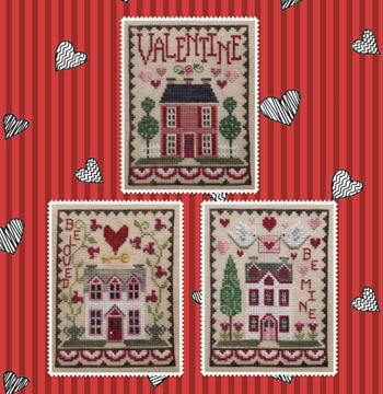 Valentine House Trio - Waxing Moon Designs