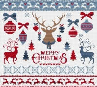 Scandinavian Christmas Magnet - Les Petites Croix De Lucie